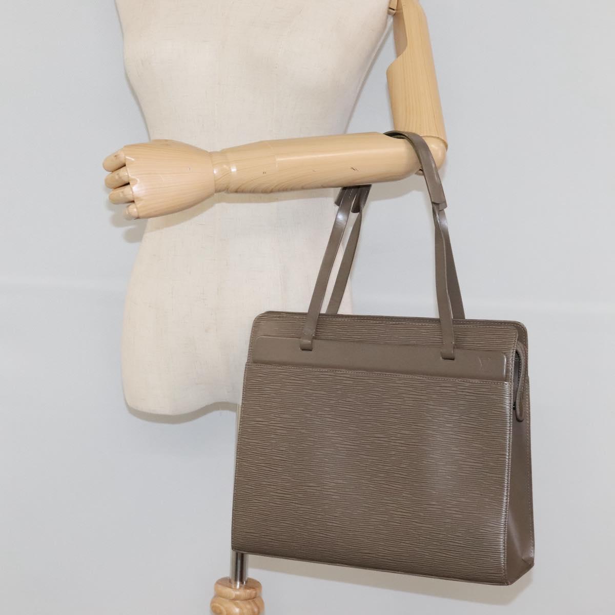 LOUIS VUITTON Epi Croisette PM Tote Bag Lilac M5249B LV Auth BA1188