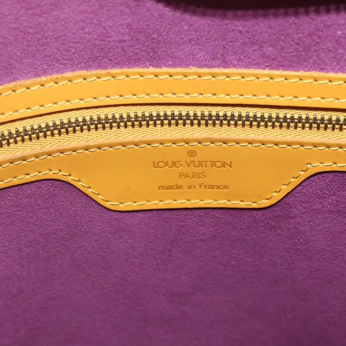 LOUIS VUITTON Epi Saint Jacques Shoulder Bag Yellow M52269 LV Auth BA11886