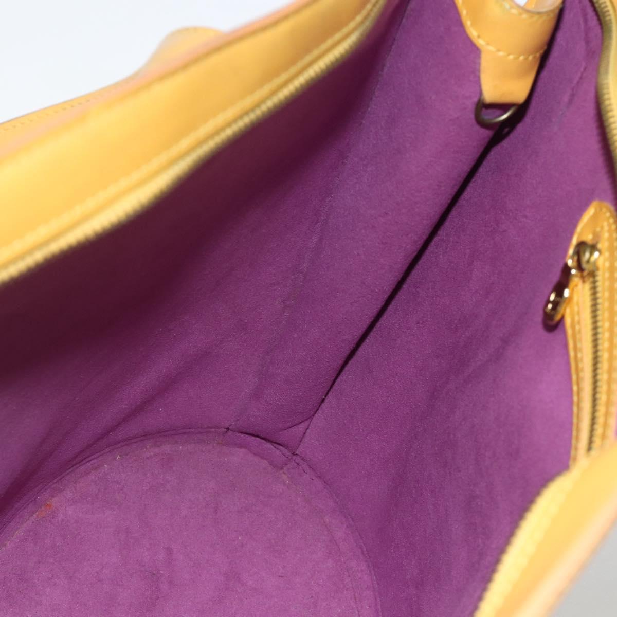 LOUIS VUITTON Epi Saint Jacques Shoulder Bag Yellow M52269 LV Auth BA11886
