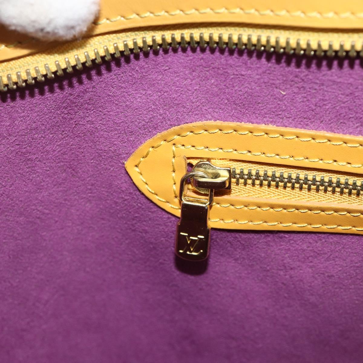 LOUIS VUITTON Epi Saint Jacques Shoulder Bag Yellow M52269 LV Auth BA11886