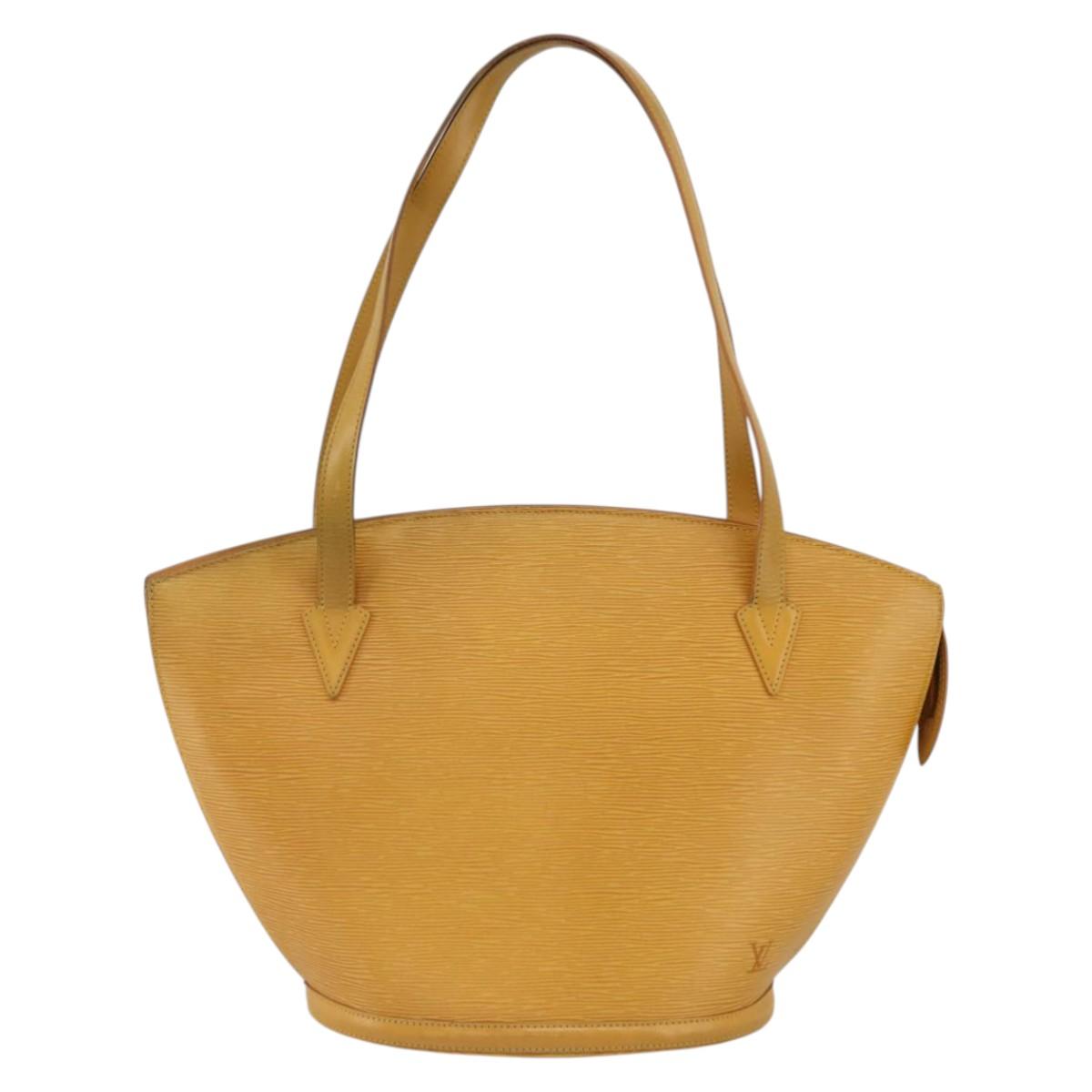 LOUIS VUITTON Epi Saint Jacques Shoulder Bag Yellow M52269 LV Auth BA11886