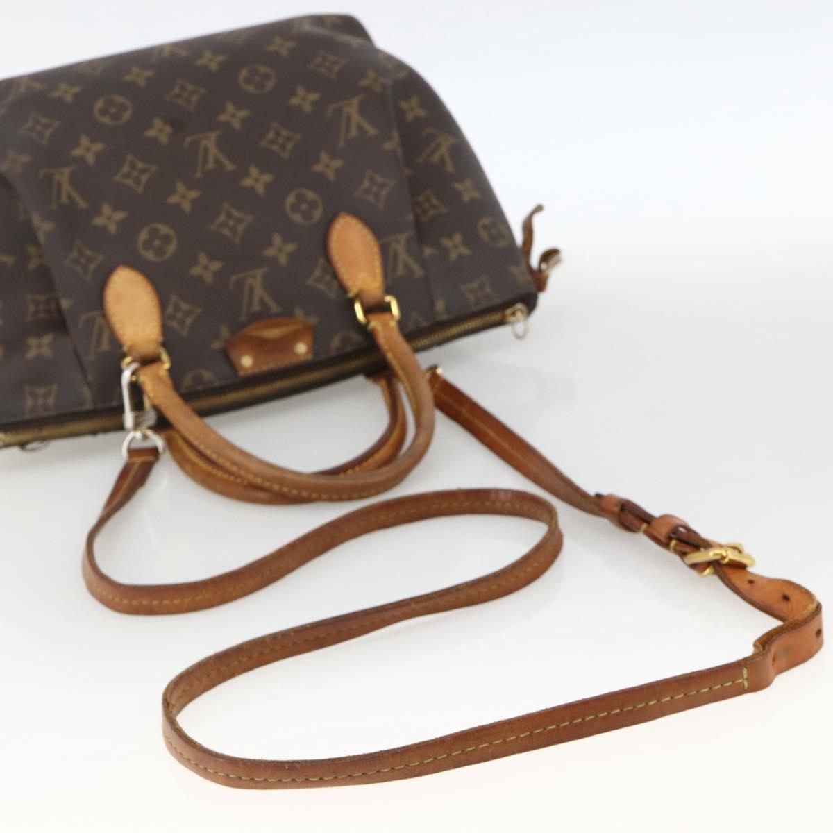 LOUIS VUITTON Monogram Turen PM Hand Bag 2way M48813 LV Auth BA11889