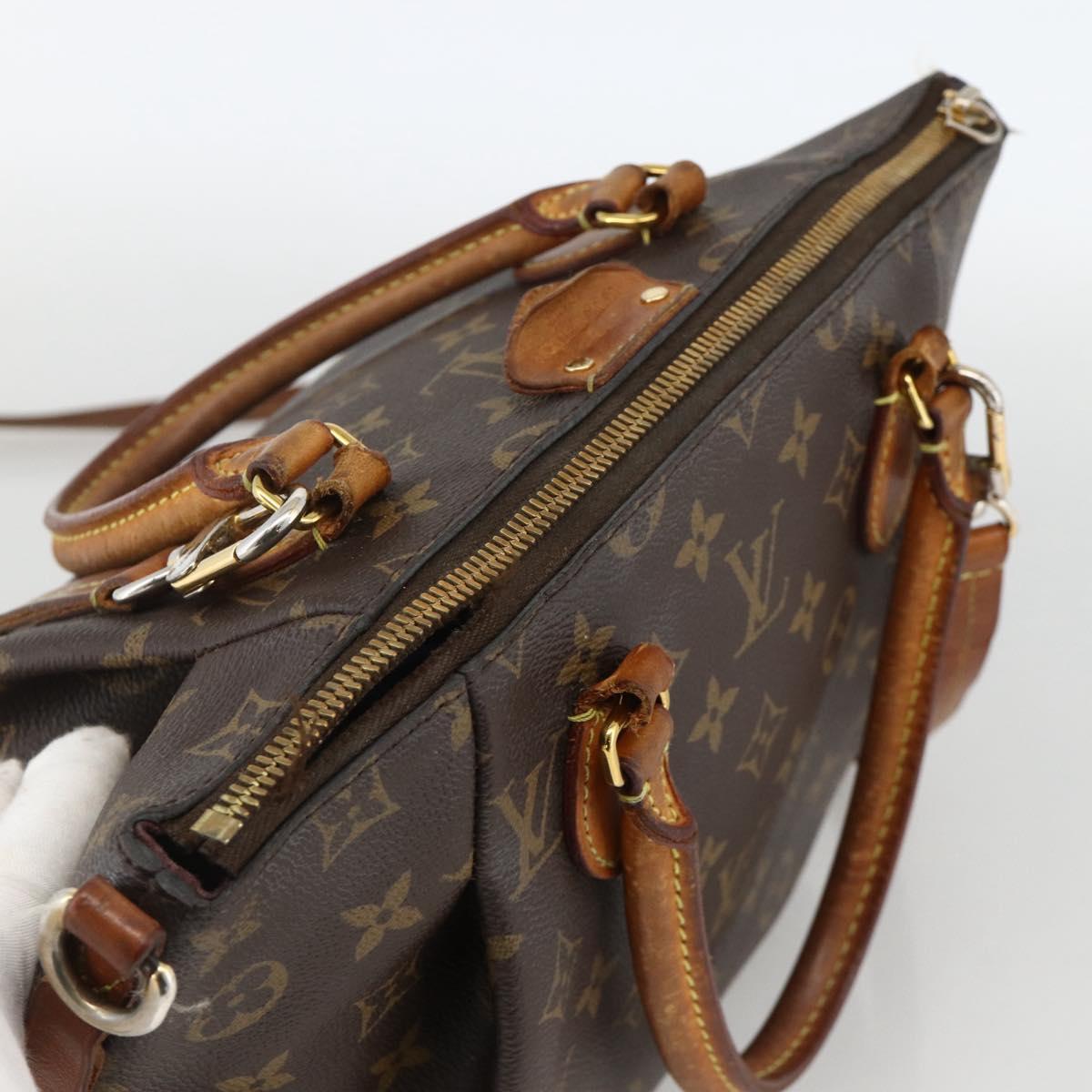 LOUIS VUITTON Monogram Turen PM Hand Bag 2way M48813 LV Auth BA11889