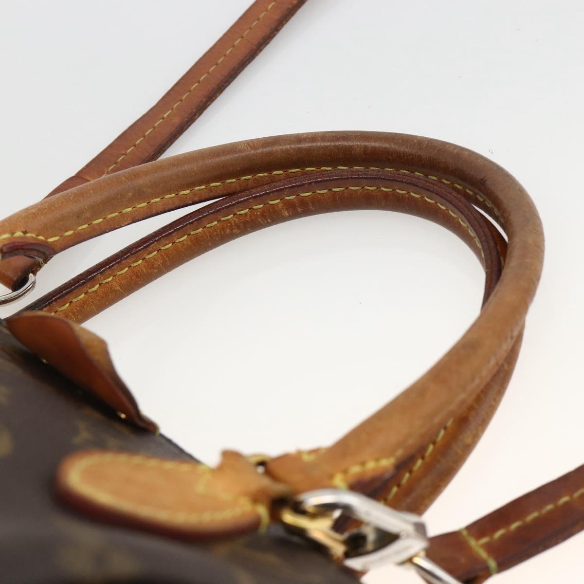 LOUIS VUITTON Monogram Turen PM Hand Bag 2way M48813 LV Auth BA11889