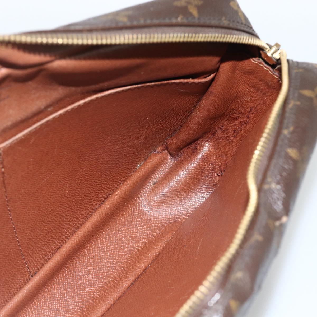 LOUIS VUITTON Monogram Compiegne 28 Clutch Bag M51845 LV Auth BA11890