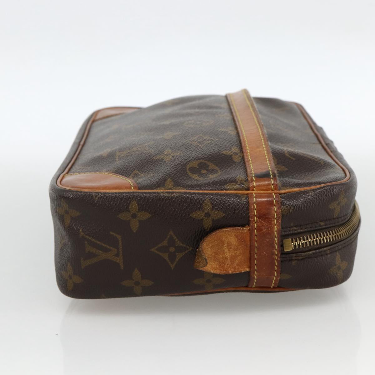 LOUIS VUITTON Monogram Compiegne 28 Clutch Bag M51845 LV Auth BA11890