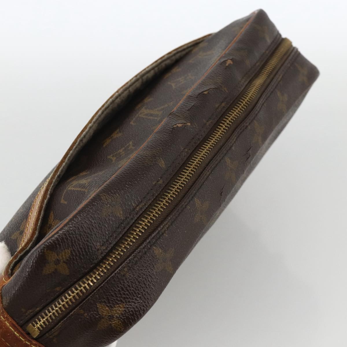 LOUIS VUITTON Monogram Compiegne 28 Clutch Bag M51845 LV Auth BA11890