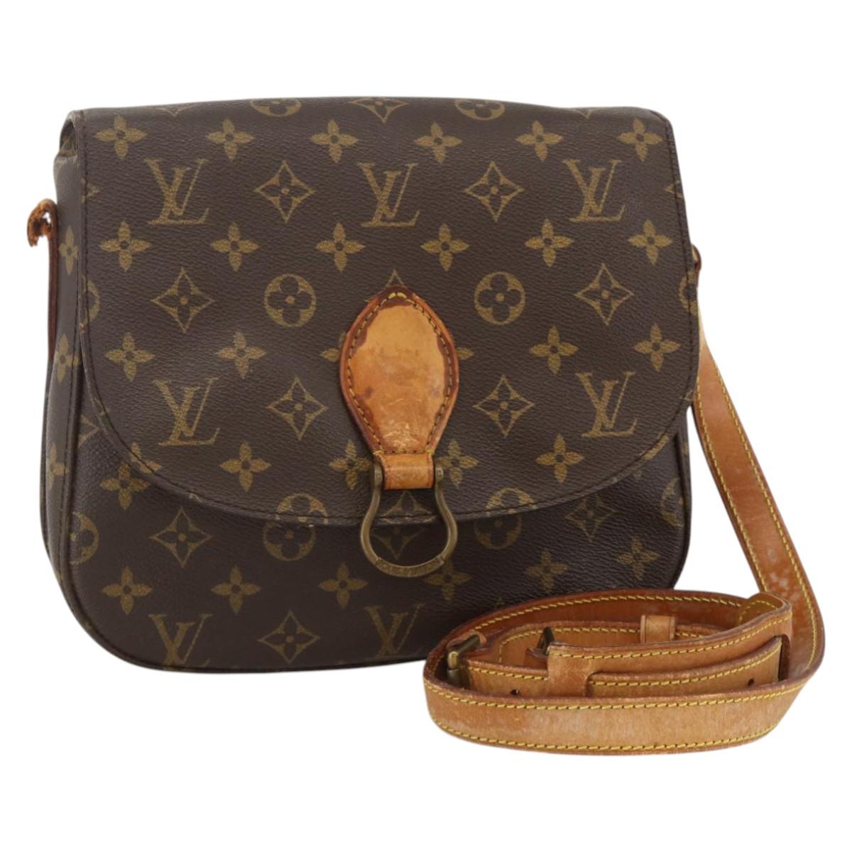 LOUIS VUITTON Monogram Saint Cloud GM Shoulder Bag M51242 LV Auth BA11895