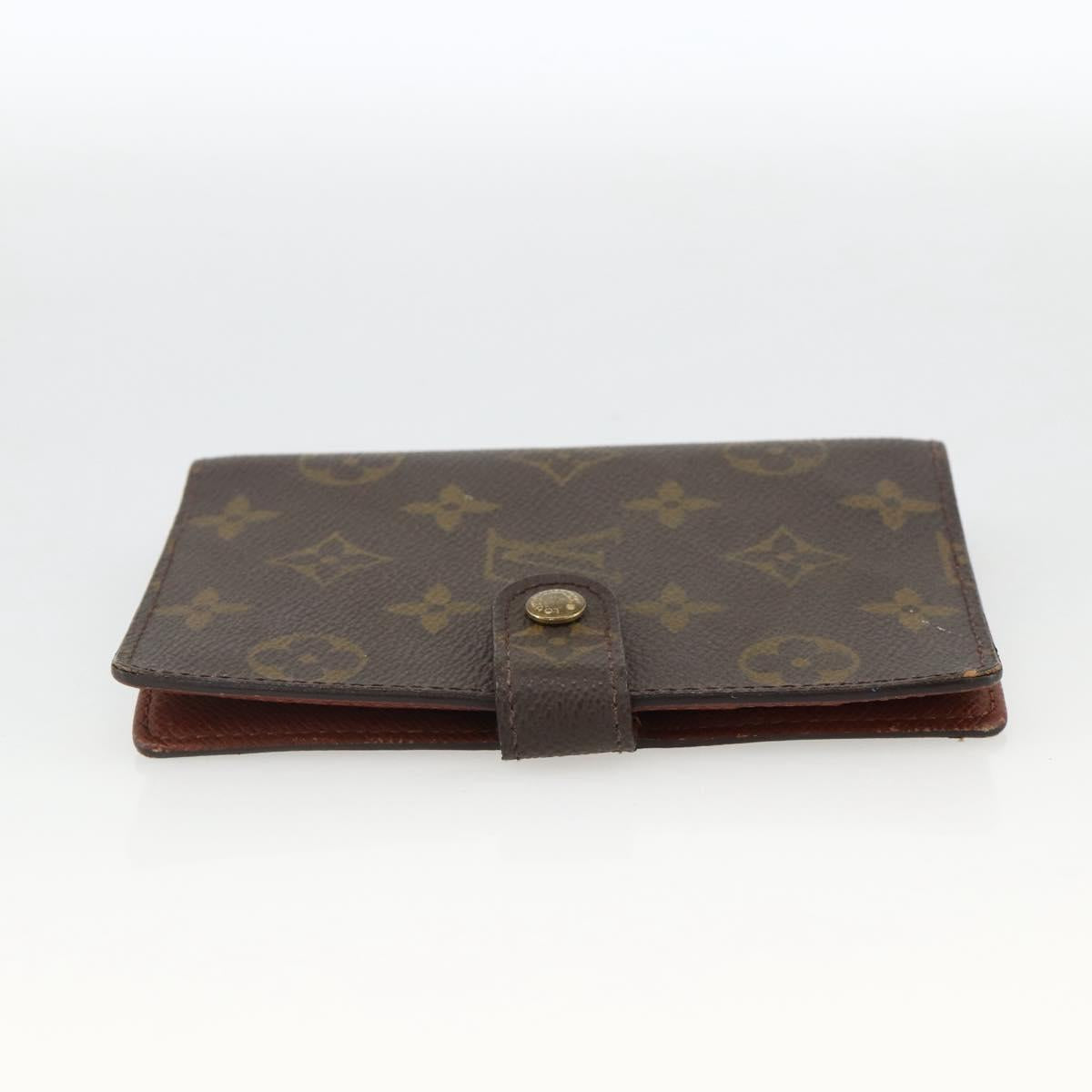 LOUIS VUITTON Monogram Agenda PM Day Planner Cover R20005 LV Auth BA11896