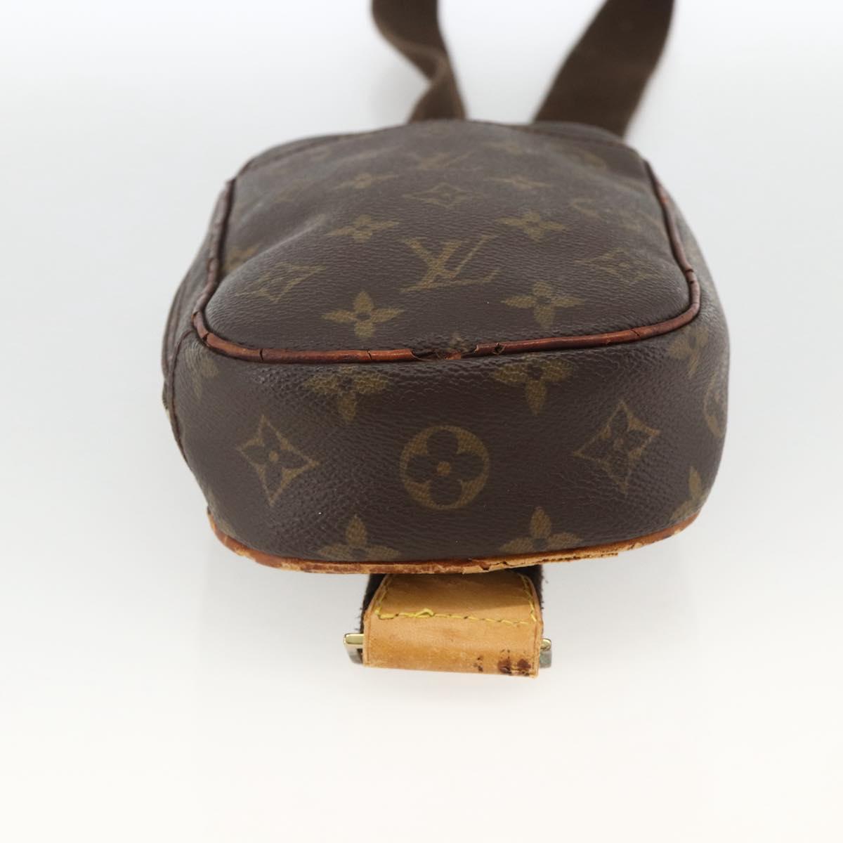 LOUIS VUITTON Monogram Pochette Gange Shoulder Bag M51870 LV Auth BA11898
