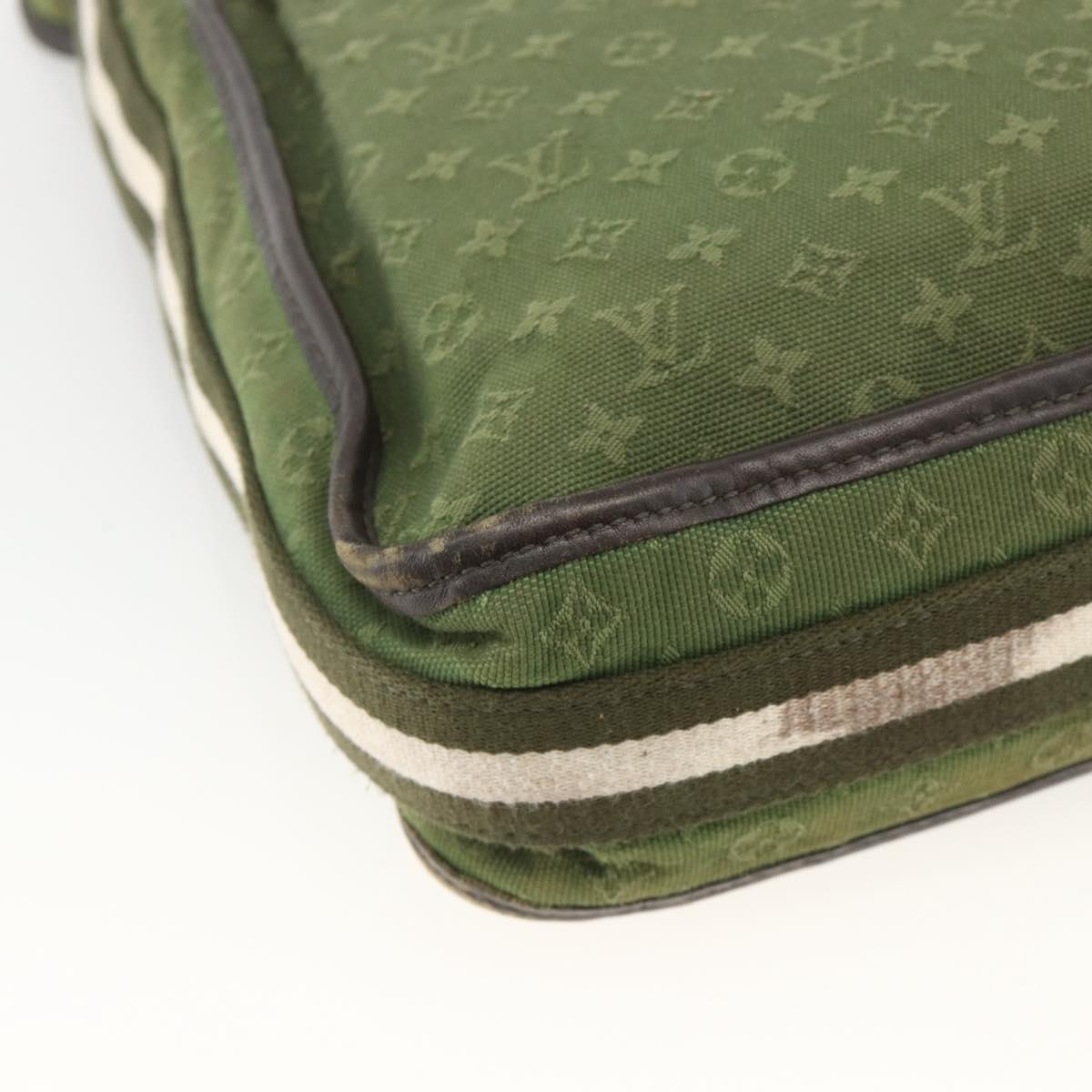 LOUIS VUITTON Monogram Mini Besace Mary Kate Bag TST Khaki M92322 Auth BA11900
