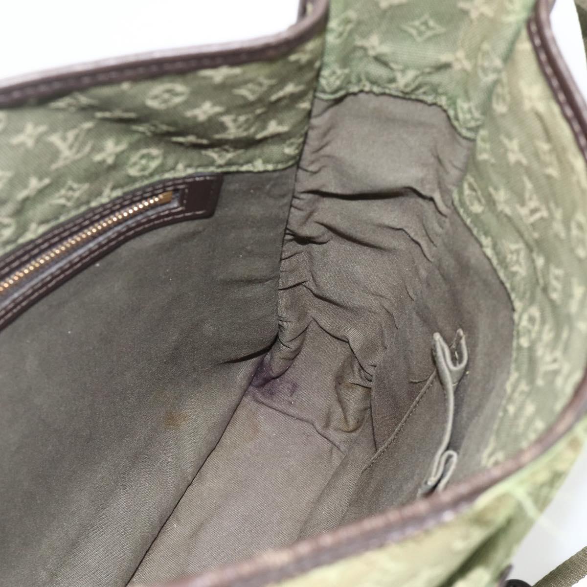 LOUIS VUITTON Monogram Mini Besace Mary Kate Bag TST Khaki M92322 Auth BA11900