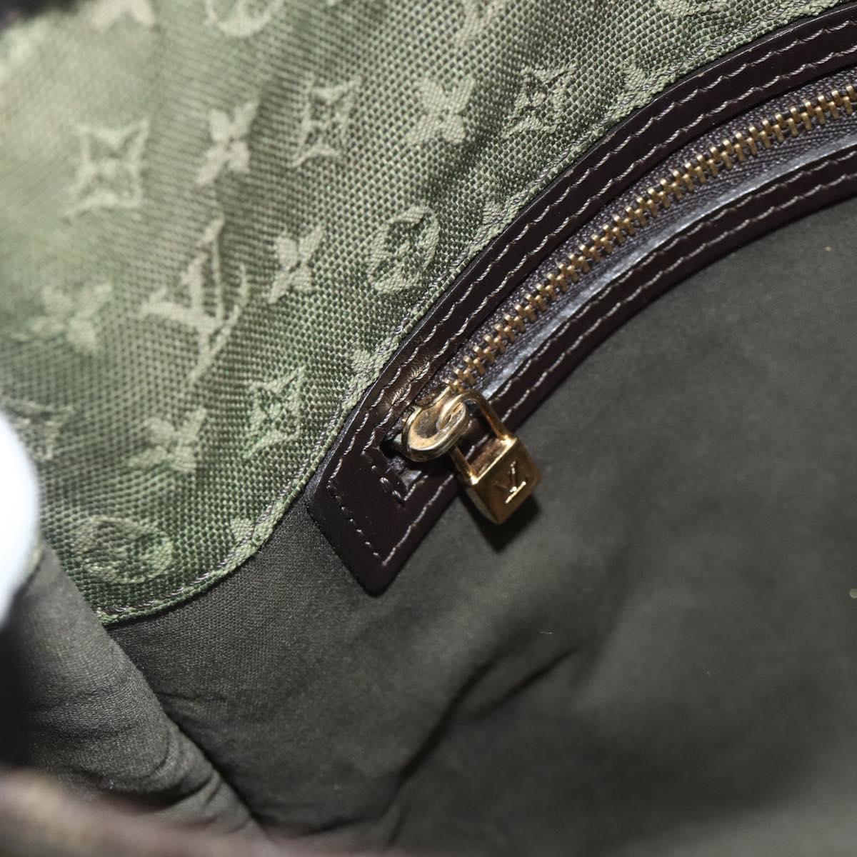 LOUIS VUITTON Monogram Mini Besace Mary Kate Bag TST Khaki M92322 Auth BA11900