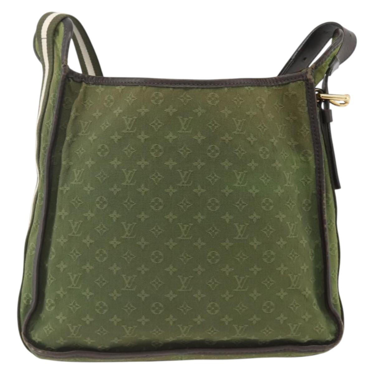 LOUIS VUITTON Monogram Mini Besace Mary Kate Bag TST Khaki M92322 Auth BA11900