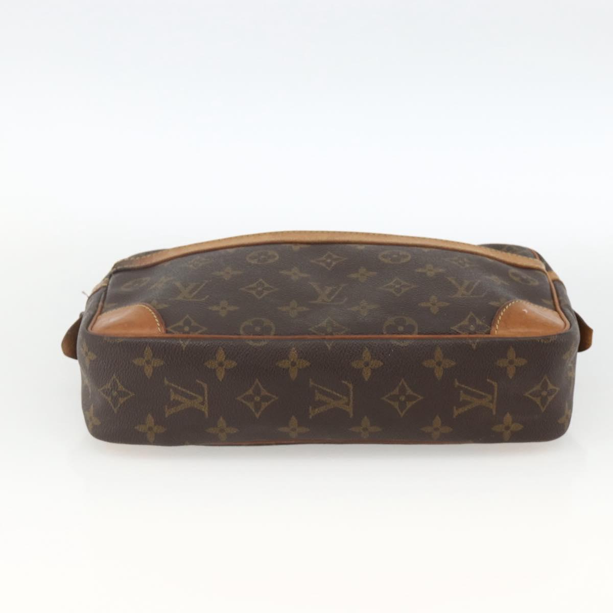 LOUIS VUITTON Monogram Compiegne 28 Clutch Bag M51845 LV Auth BA11910