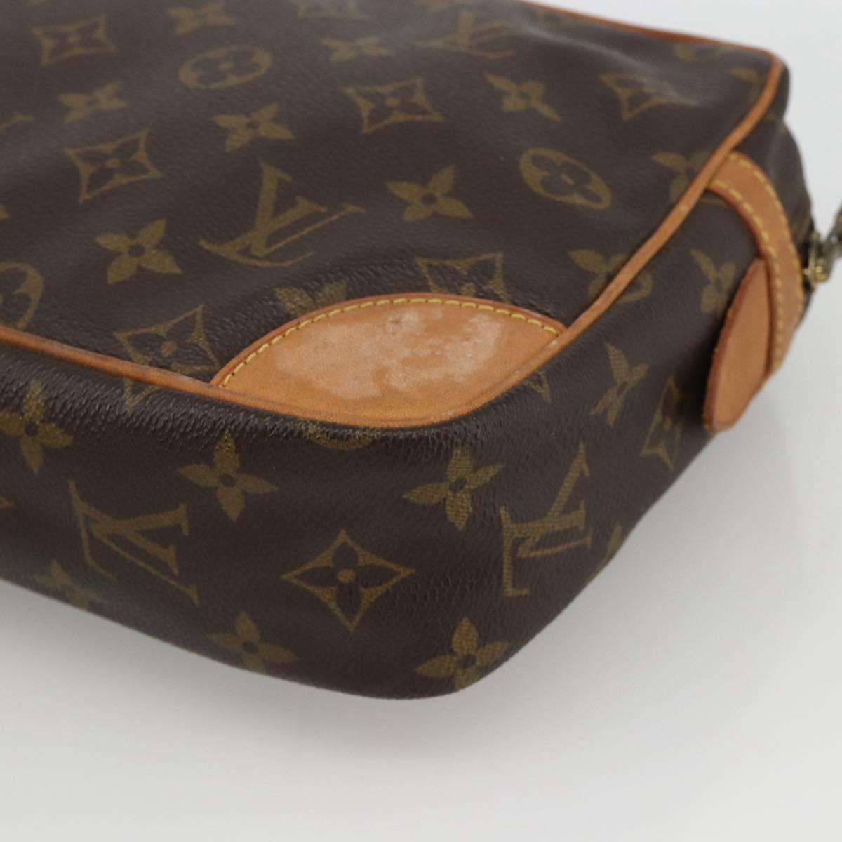 LOUIS VUITTON Monogram Compiegne 28 Clutch Bag M51845 LV Auth BA11912