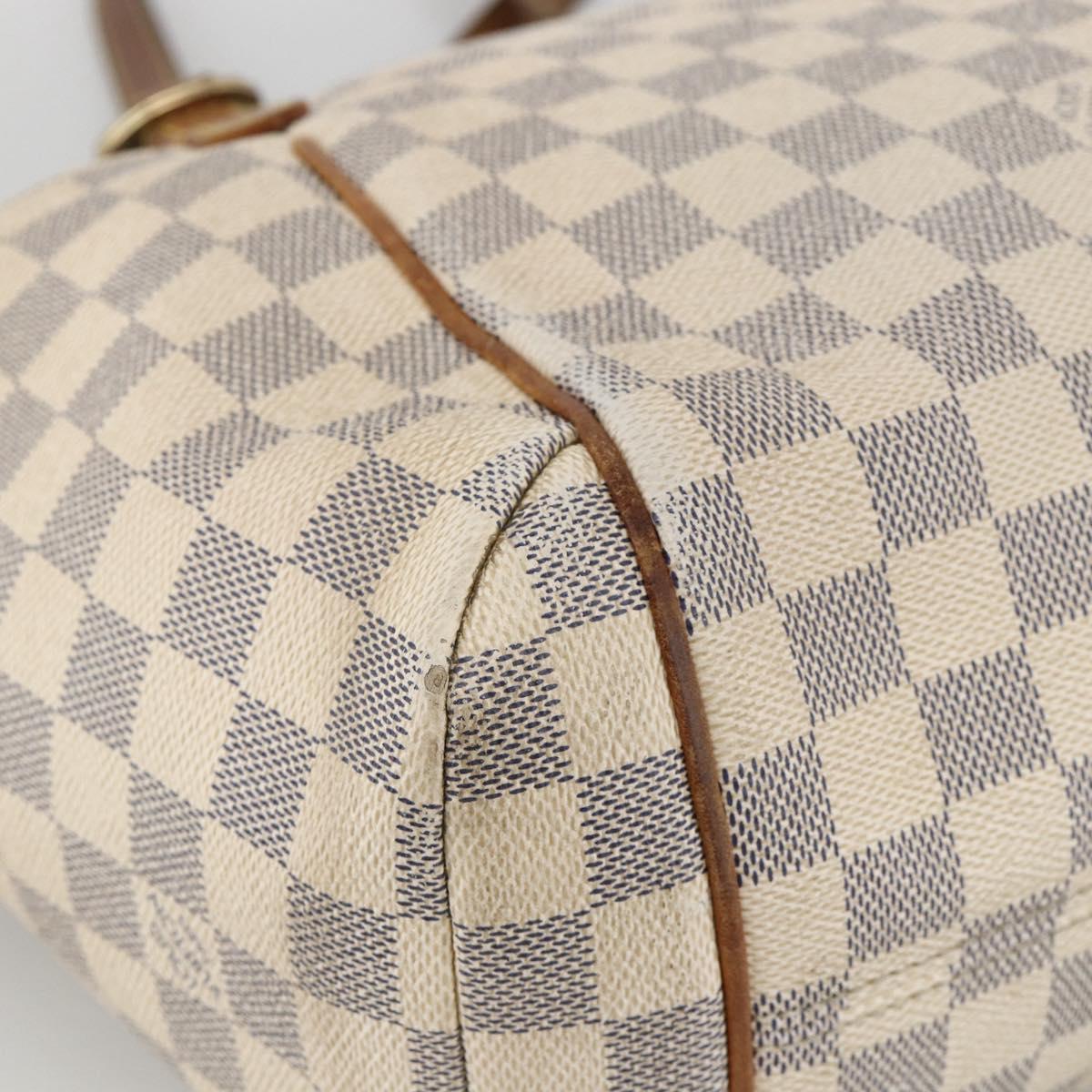 LOUIS VUITTON Damier Azur Totally PM Tote Bag N41280 LV Auth BA11922