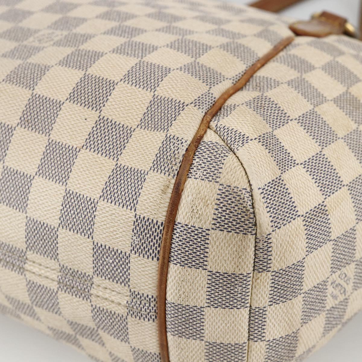 LOUIS VUITTON Damier Azur Totally PM Tote Bag N41280 LV Auth BA11922
