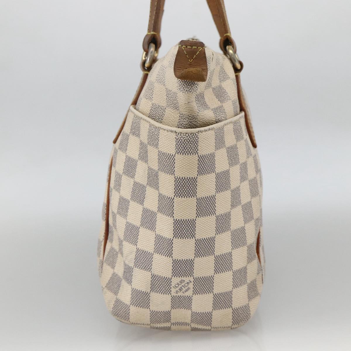 LOUIS VUITTON Damier Azur Totally PM Tote Bag N41280 LV Auth BA11922