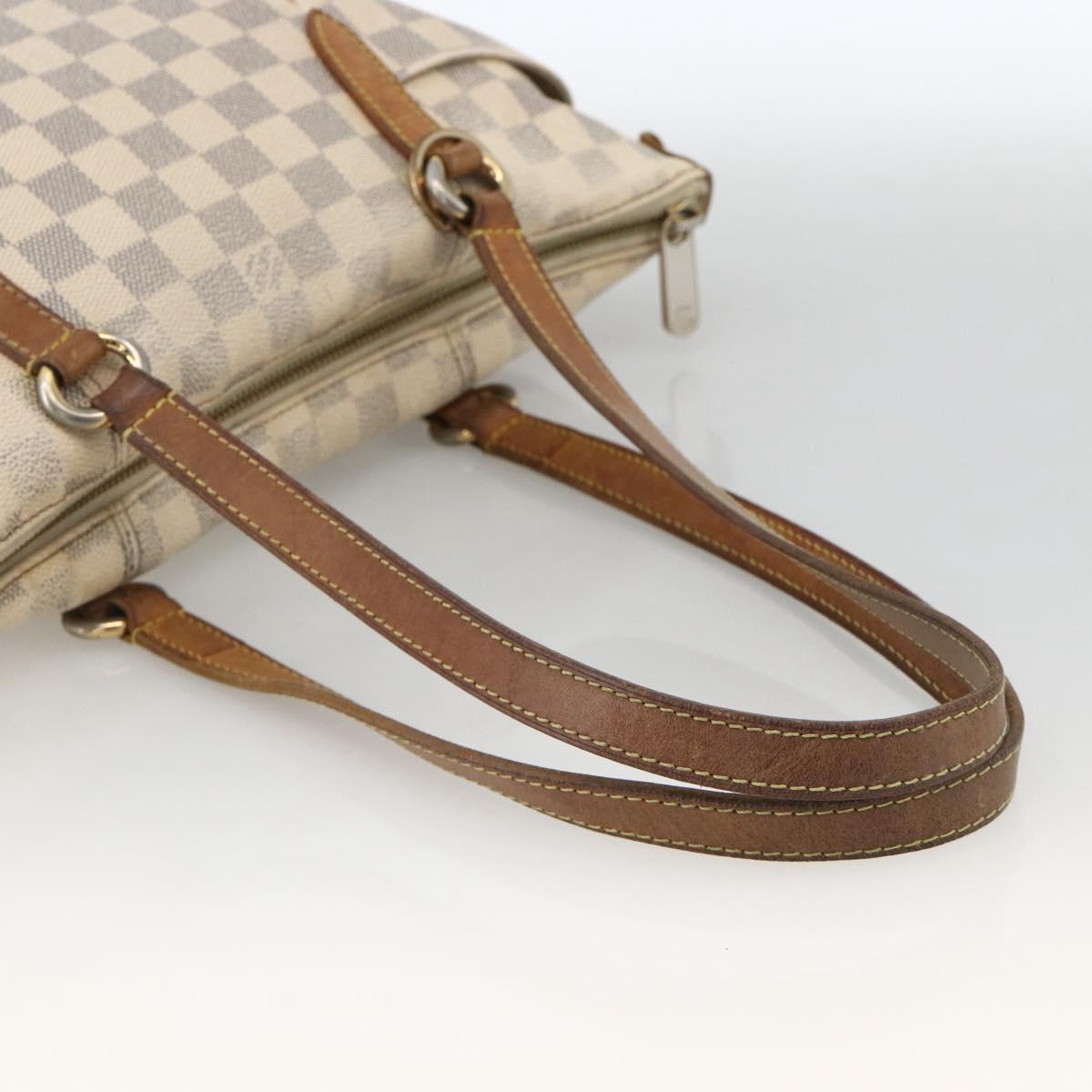 LOUIS VUITTON Damier Azur Totally PM Tote Bag N41280 LV Auth BA11922