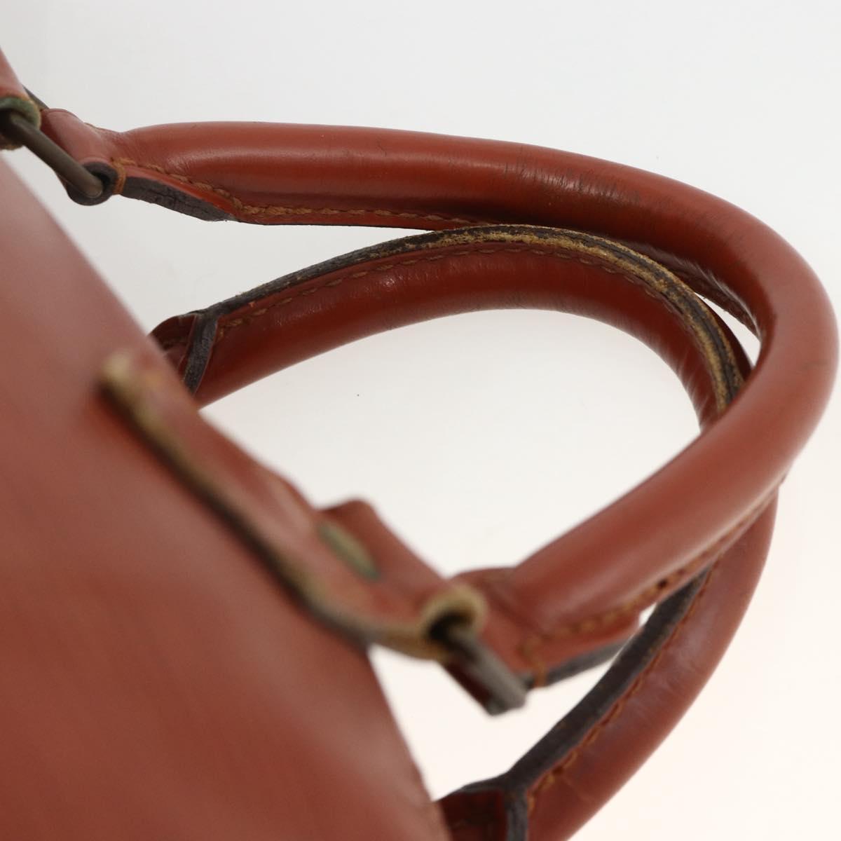 LOUIS VUITTON Epi Speedy 40 Hand Bag Brown Kenya M42983 LV Auth BA11926