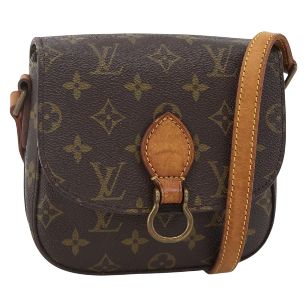 LOUIS VUITTON Monogram Saint Cloud PM Shoulder Bag M51244 LV Auth BA11934