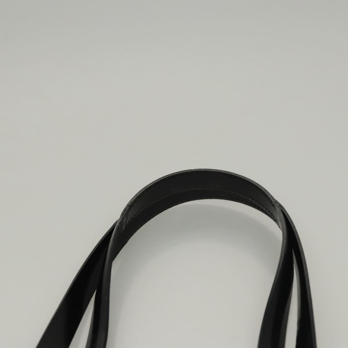 GUCCI Shoulder Bag Leather Black Gold 007 2046 0268 Auth BA1194