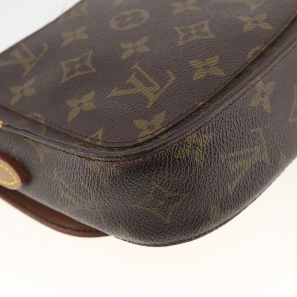 LOUIS VUITTON Monogram Saint Cloud PM Shoulder Bag M51244 LV Auth BA11947