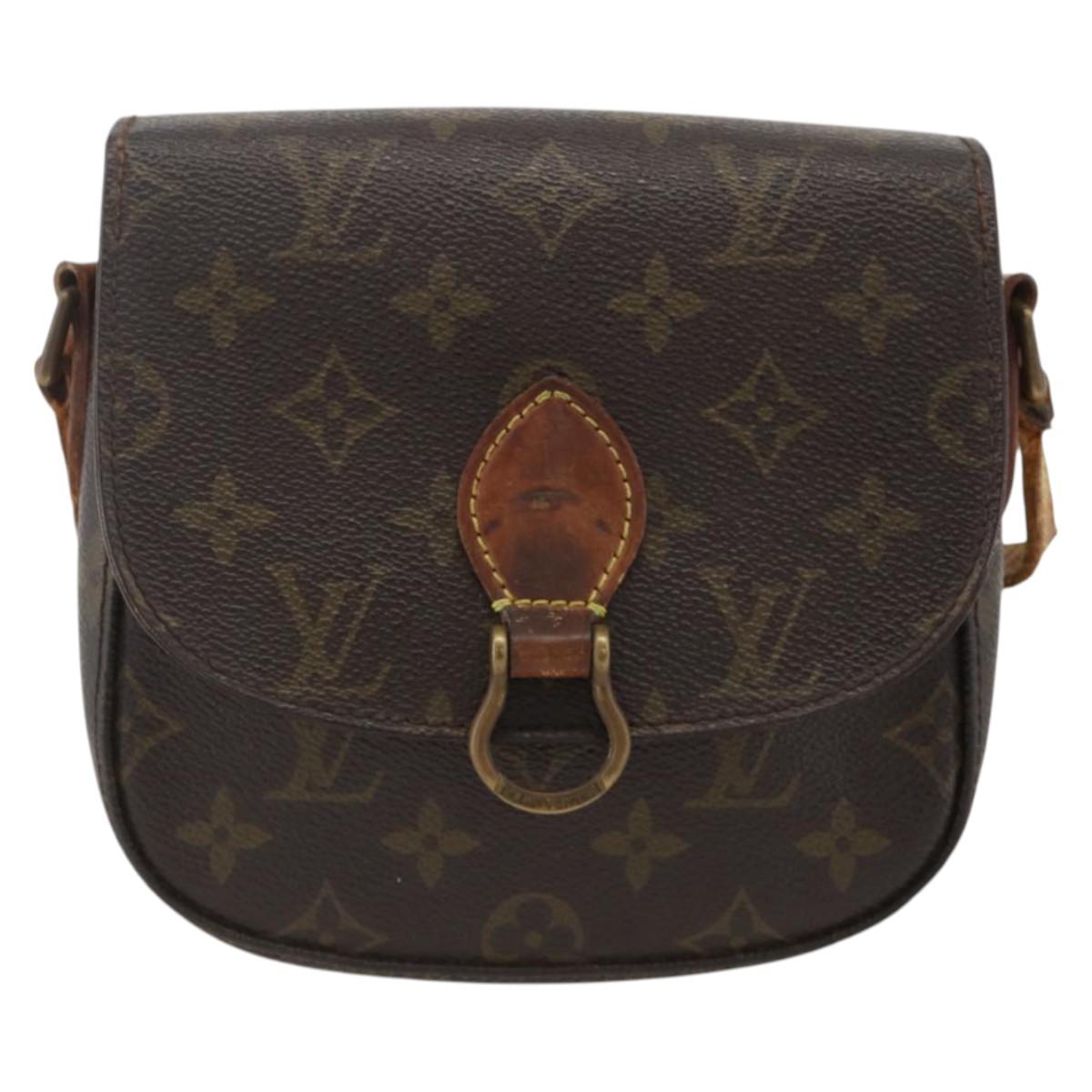 LOUIS VUITTON Monogram Saint Cloud PM Shoulder Bag M51244 LV Auth BA11947