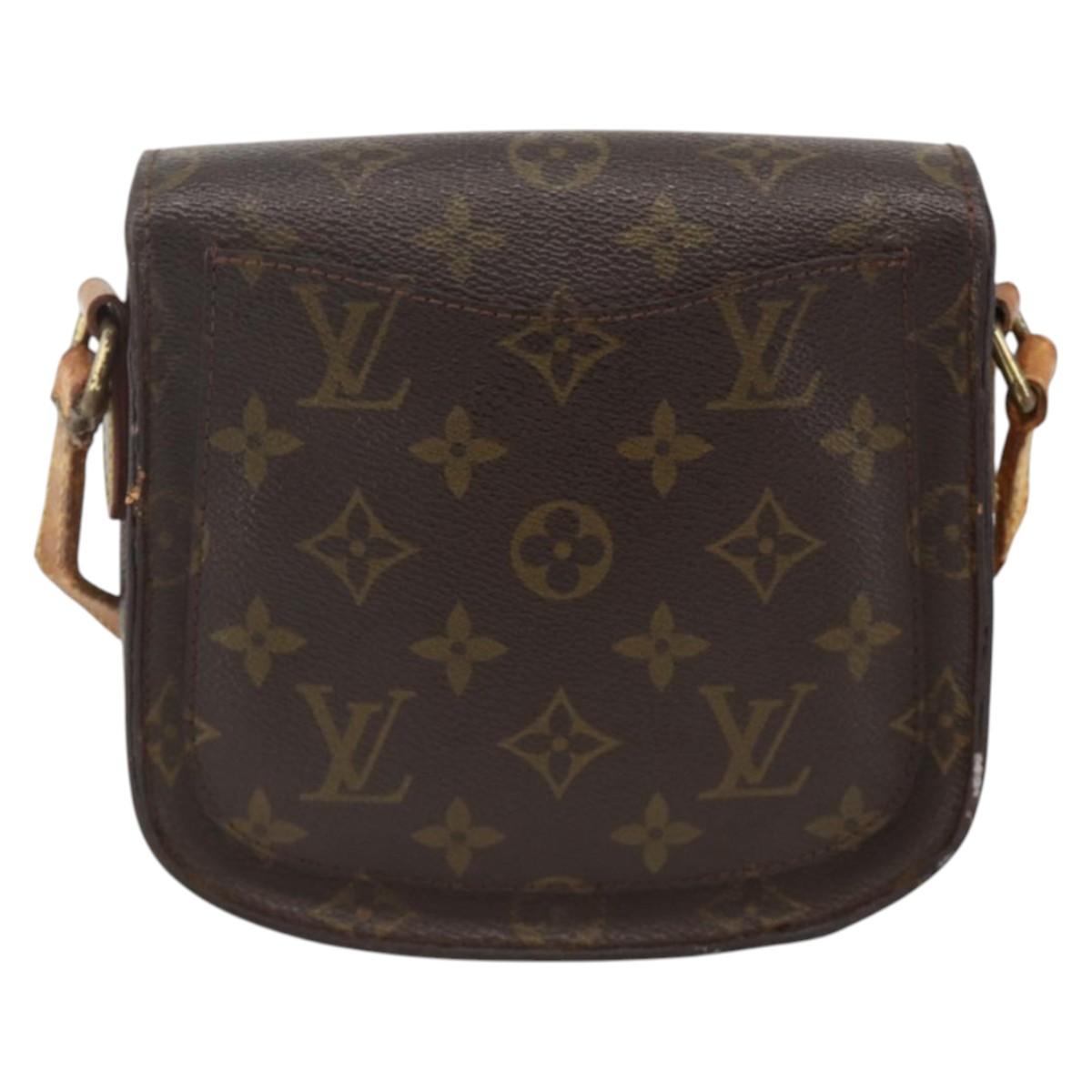 LOUIS VUITTON Monogram Saint Cloud PM Shoulder Bag M51244 LV Auth BA11947