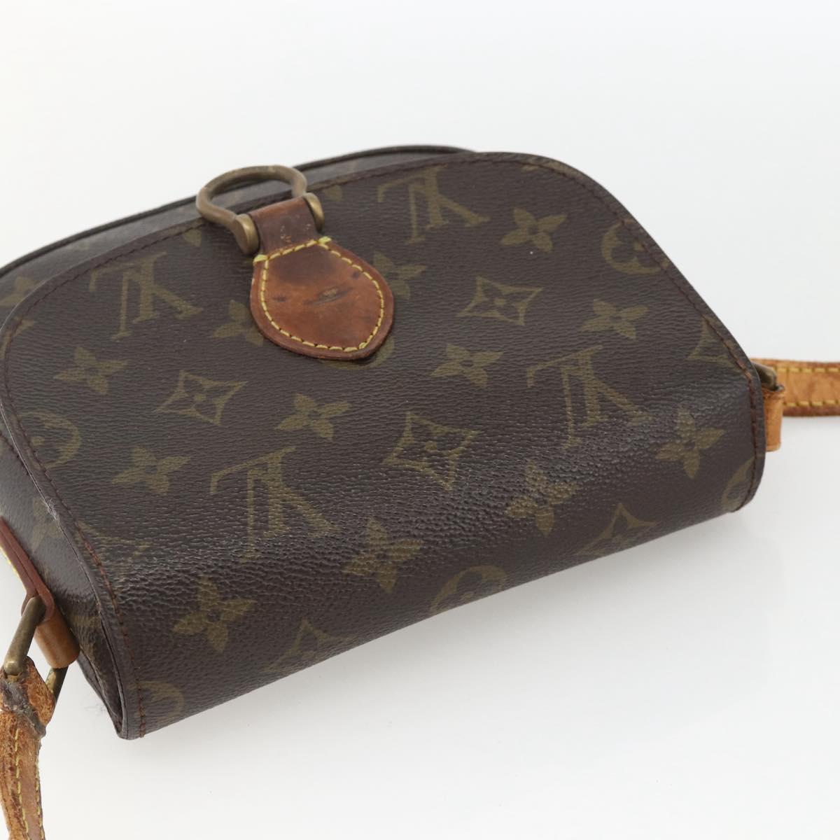 LOUIS VUITTON Monogram Saint Cloud PM Shoulder Bag M51244 LV Auth BA11947