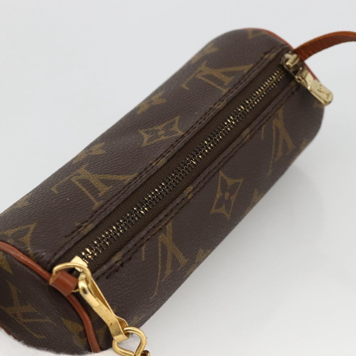 LOUIS VUITTON Monogram Papillon Pouch LV Auth BA11962