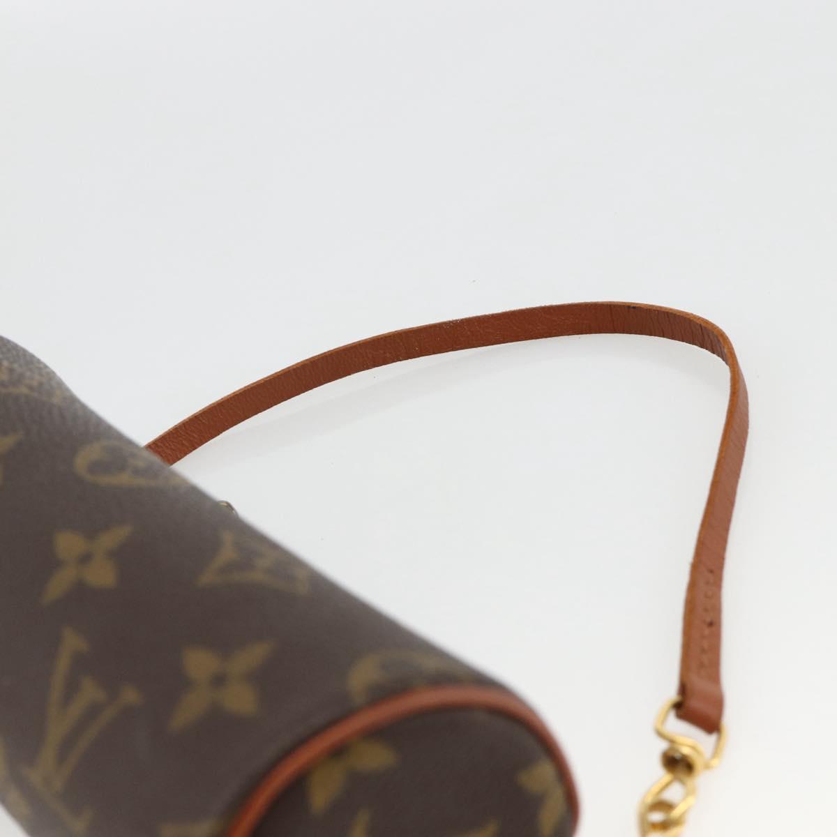 LOUIS VUITTON Monogram Papillon Pouch LV Auth BA11962