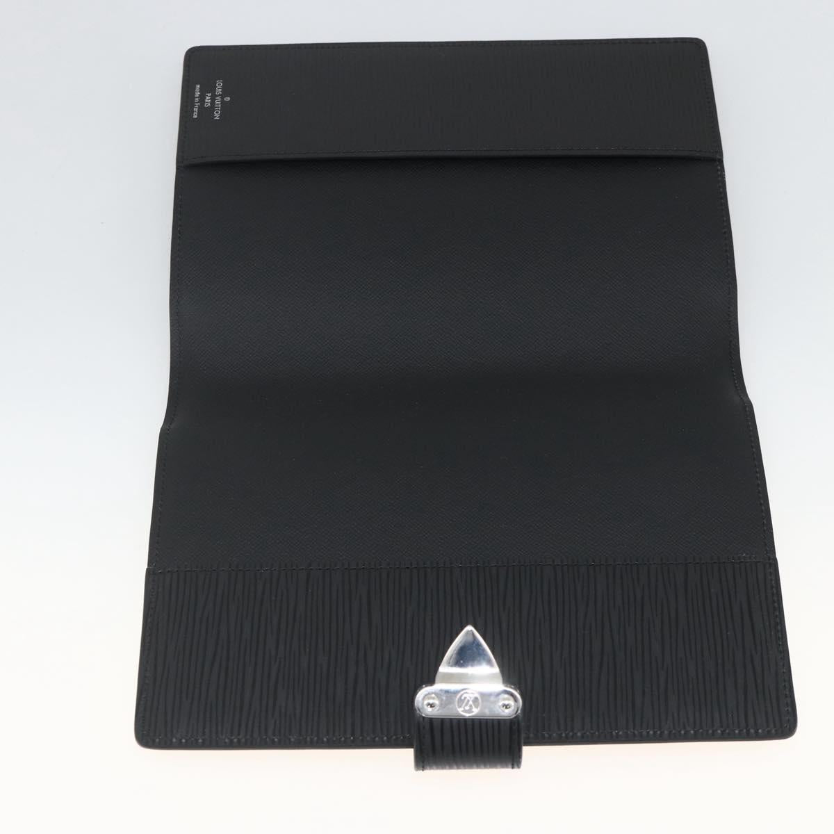 LOUIS VUITTON Epi Quverture Carnepole Day Planner Cover SN5107 LV Auth BA11967V