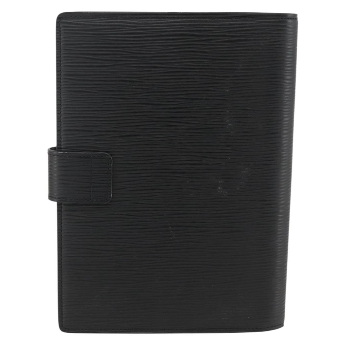 LOUIS VUITTON Epi Quverture Carnepole Day Planner Cover SN5107 LV Auth BA11967V