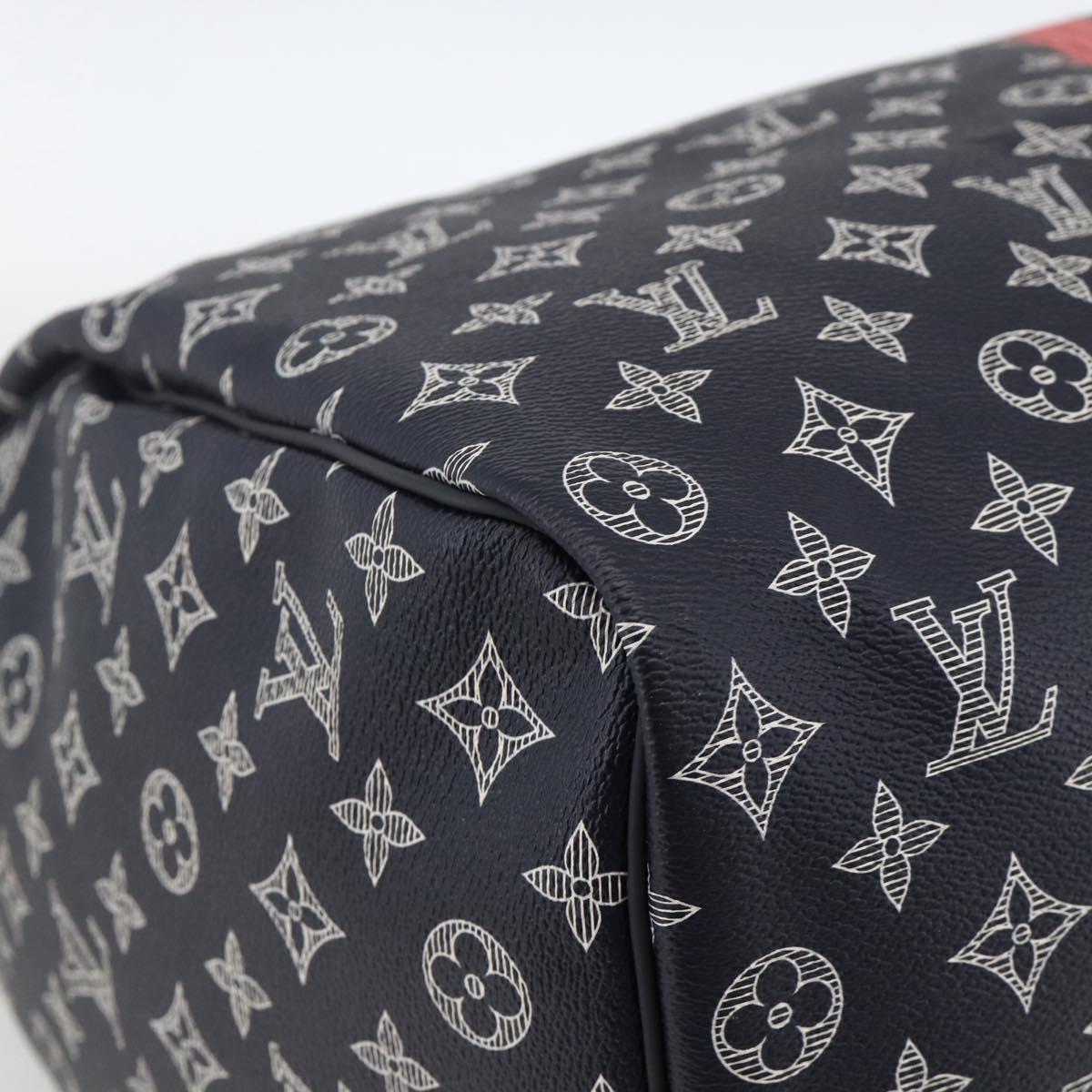 LOUIS VUITTON Ink Up Side Down Keepall Bandouliere 50 Bag M43684 Auth BA11968SAM