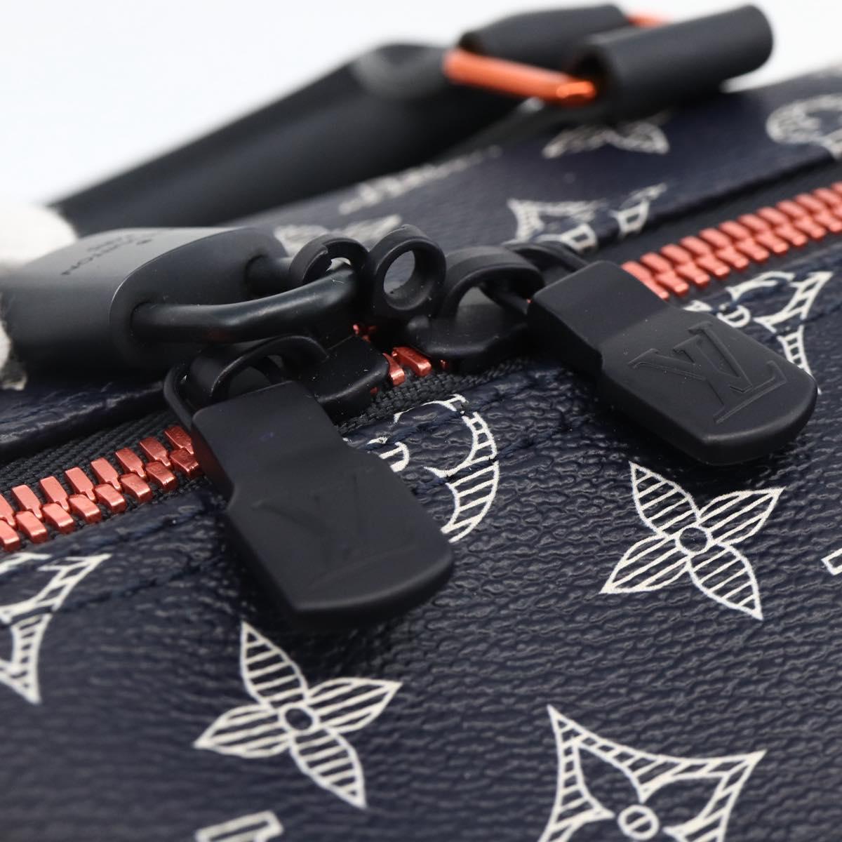 LOUIS VUITTON Ink Up Side Down Keepall Bandouliere 50 Bag M43684 Auth BA11968SAM