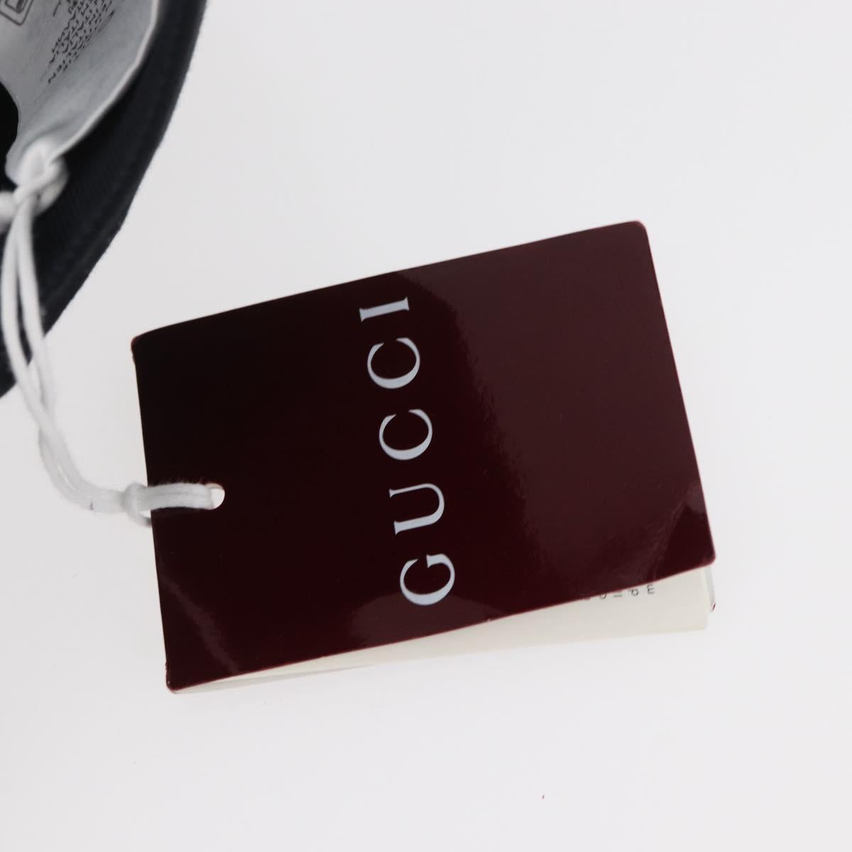 GUCCI Cap Canvas Black Auth BA11971A