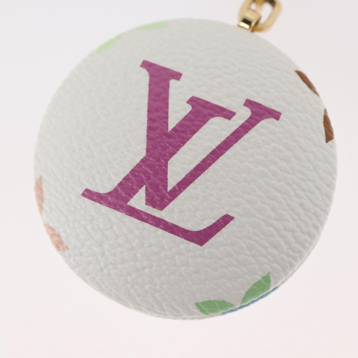 LOUIS VUITTON Monogram Multicolor Astropill Charm White M51911 LV Auth BA11974V