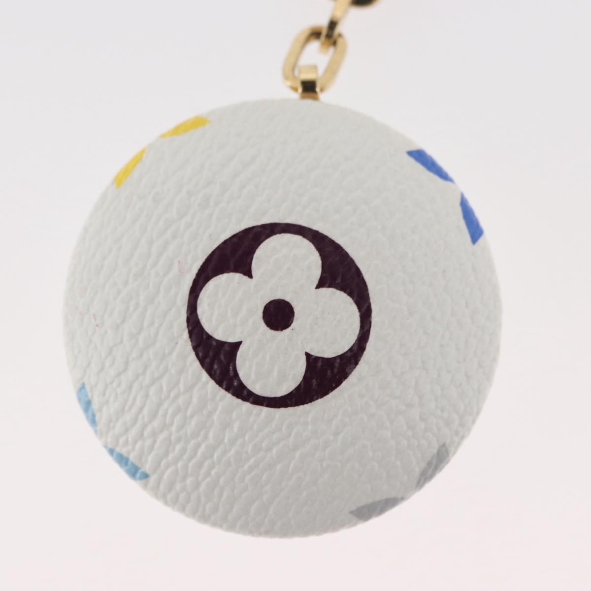 LOUIS VUITTON Monogram Multicolor Astropill Charm White M51911 LV Auth BA11974V