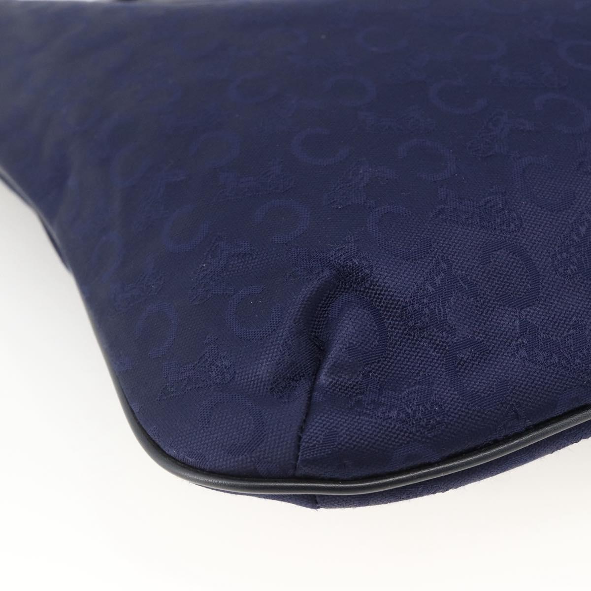 CELINE C Sulky Hand Bag Canvas Navy Auth BA11982A
