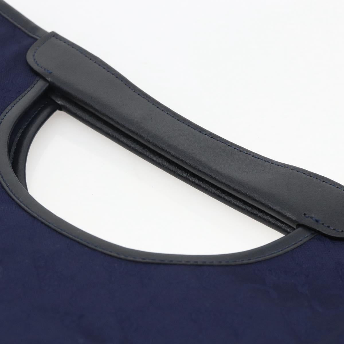 CELINE C Sulky Hand Bag Canvas Navy Auth BA11982A