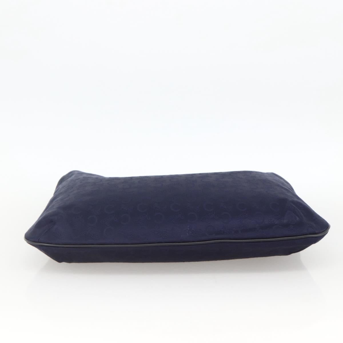 CELINE C Sulky Hand Bag Canvas Navy Auth BA11982A