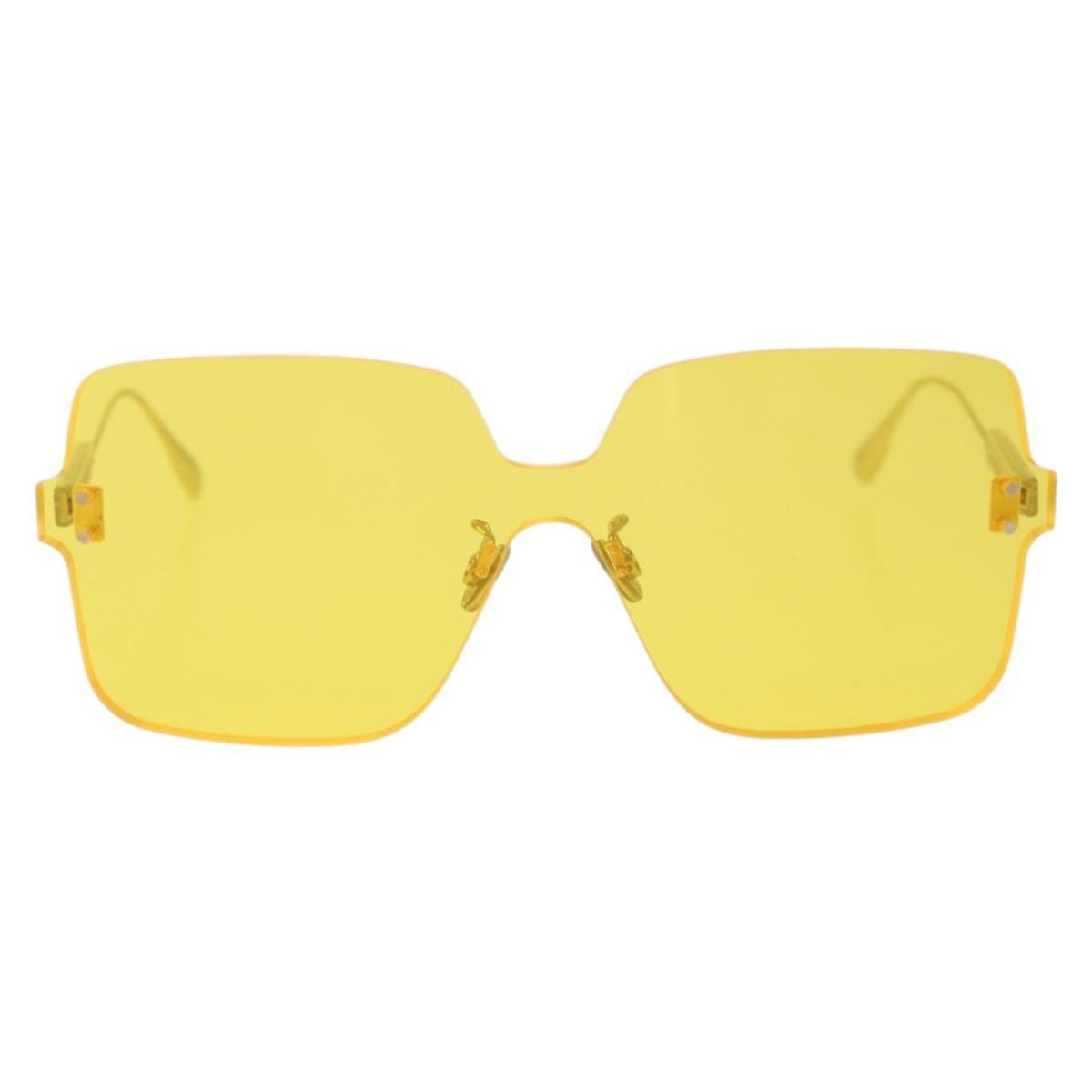 Christian Dior Sunglasses metal Yellow Auth BA11988M