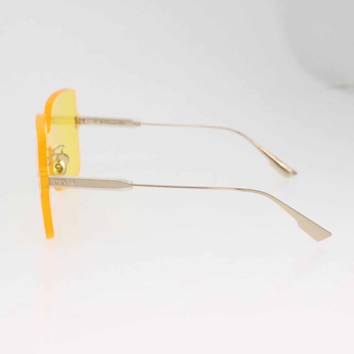 Christian Dior Sunglasses metal Yellow Auth BA11988M