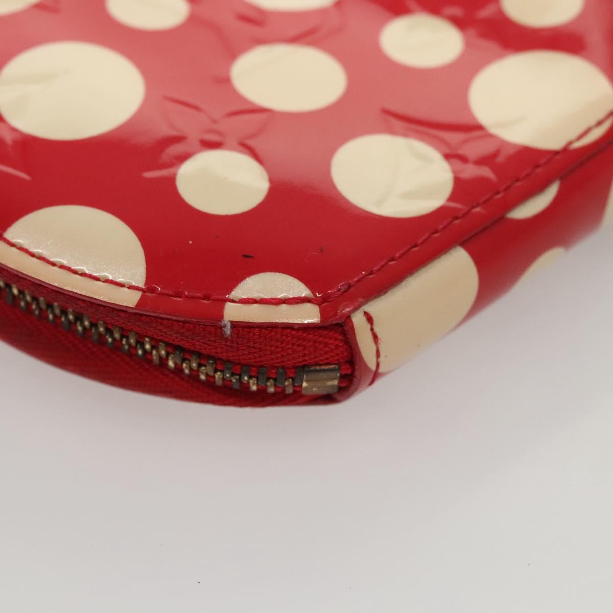 LOUIS VUITTON Vernis Dot Infinity Porte Monnaie Chapeau M91570 LV Auth BA1203