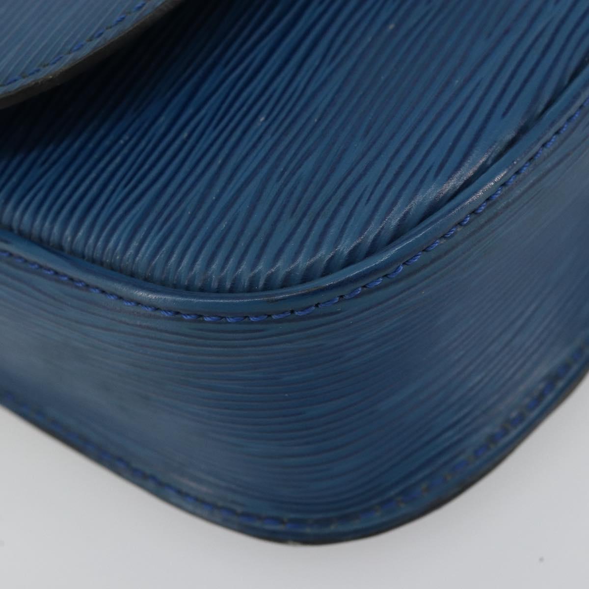 LOUIS VUITTON Epi Saint Cloud PM Shoulder Bag Blue M52195 LV Auth BA12068A