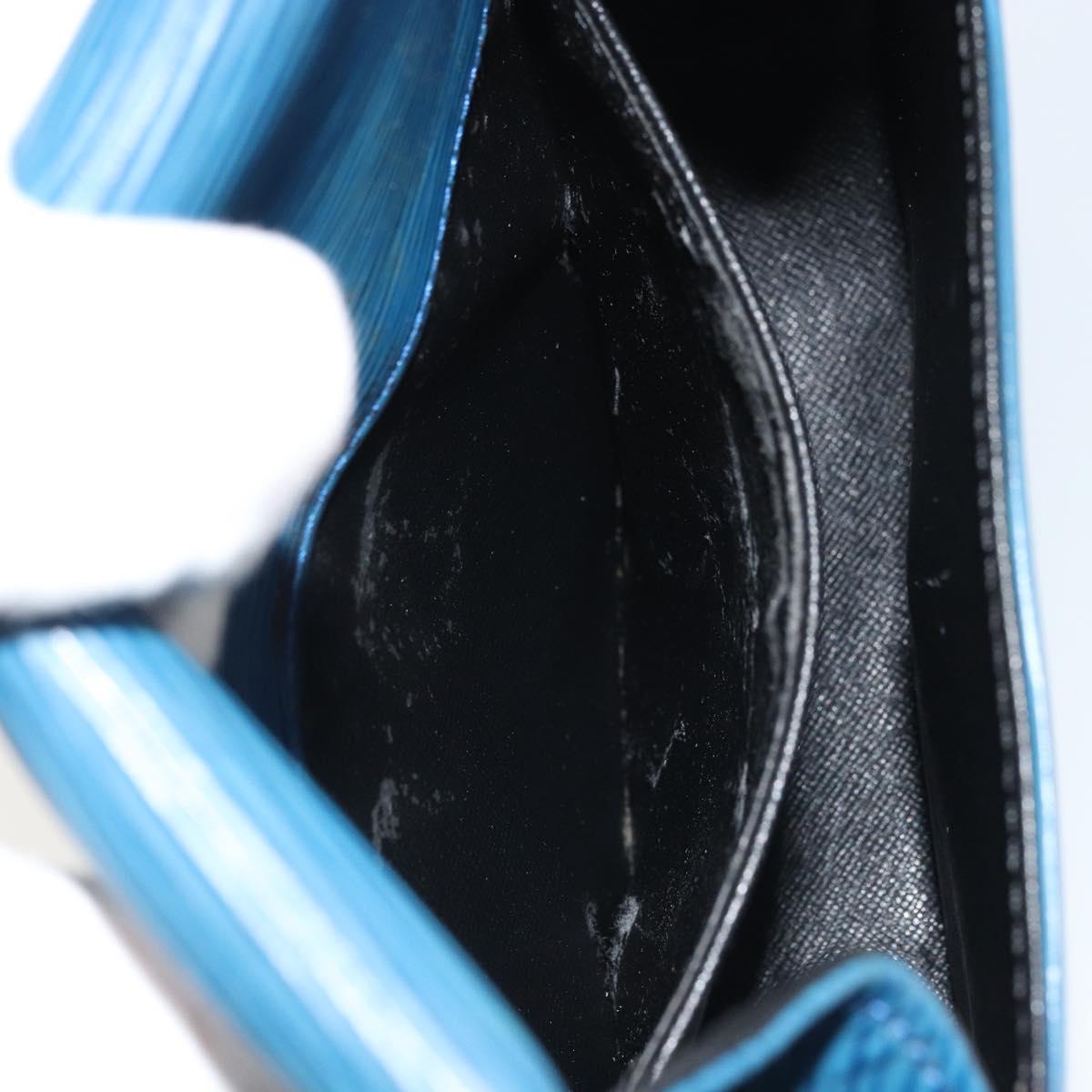 LOUIS VUITTON Epi Saint Cloud PM Shoulder Bag Blue M52195 LV Auth BA12068A