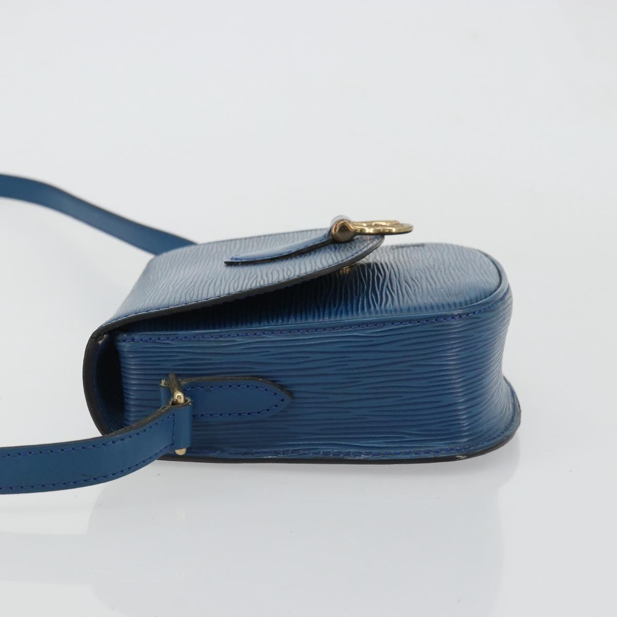 LOUIS VUITTON Epi Saint Cloud PM Shoulder Bag Blue M52195 LV Auth BA12068A