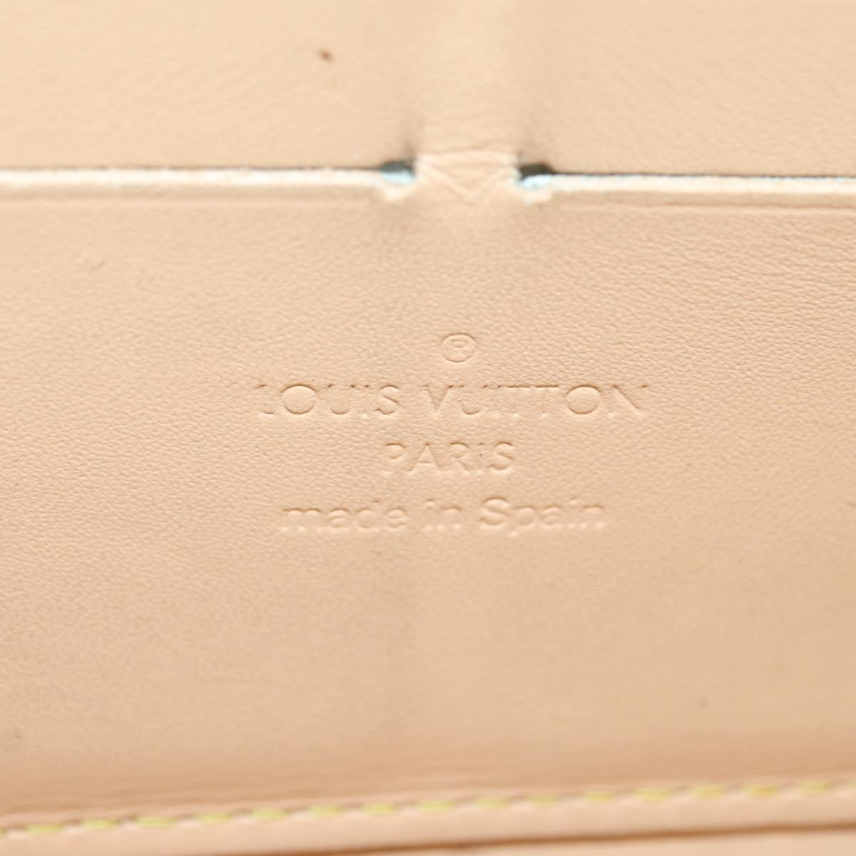 LOUIS VUITTON Monogram Multicolor Zippy Wallet Black M60243 LV Auth BA12070V